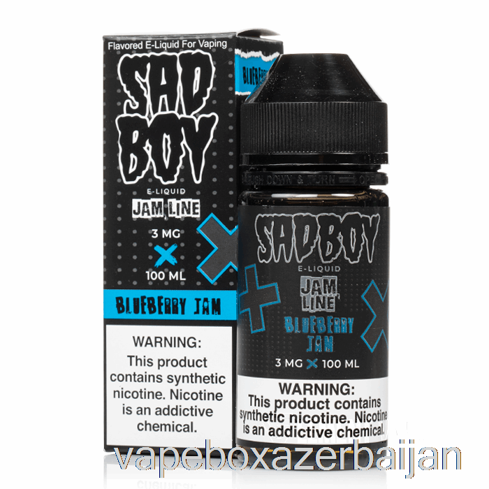 E-Juice Vape Blueberry Jam - Sadboy - 100mL 0mg